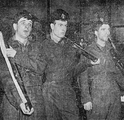 Patrick O'Connell, Alan Howard and Richard Morris