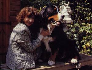 Sally Beauman with Lovell